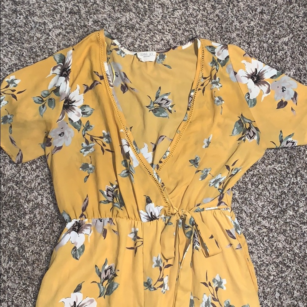 [SIENNA SKY] Yellow Jumpsuit